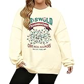 JULYCLO Plus Size Christmas Sweatshirts for Women Merry Christmas Long Sleeve Shirt Merry Bright Graphic Pullover Tops