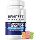 HempZZZ 25000 MG - Hemp Sleep Gummies for Deep Sleep with Biotin, Melatonin and Theanine - Relaxation, Stress, Pain and Sleep