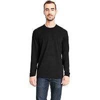 Next Level Men's Sueded Jersey T-Shirt - 60% Combed Ringspun Cotton/40% Polyester, Soft 4.3 Oz. Tee