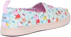 TOMS Girl's Alpargata Espadrille-Peppa Pig and
