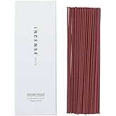 なごみ工房 Kyoto Sandalwood Incense Sticks - Japanese Temple Aroma, Ideal for Relaxation & Meditation, Approx. 60 Sticks (0.044 Pounds) - Premium Quality Incense for Spiritual & Home Use Nagomikobo