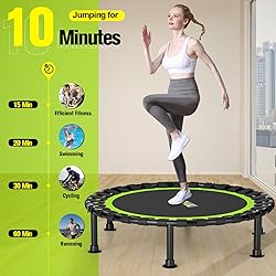 ZCMHAXJ Foldable Mini Trampoline, 40"/48" Rebounder
