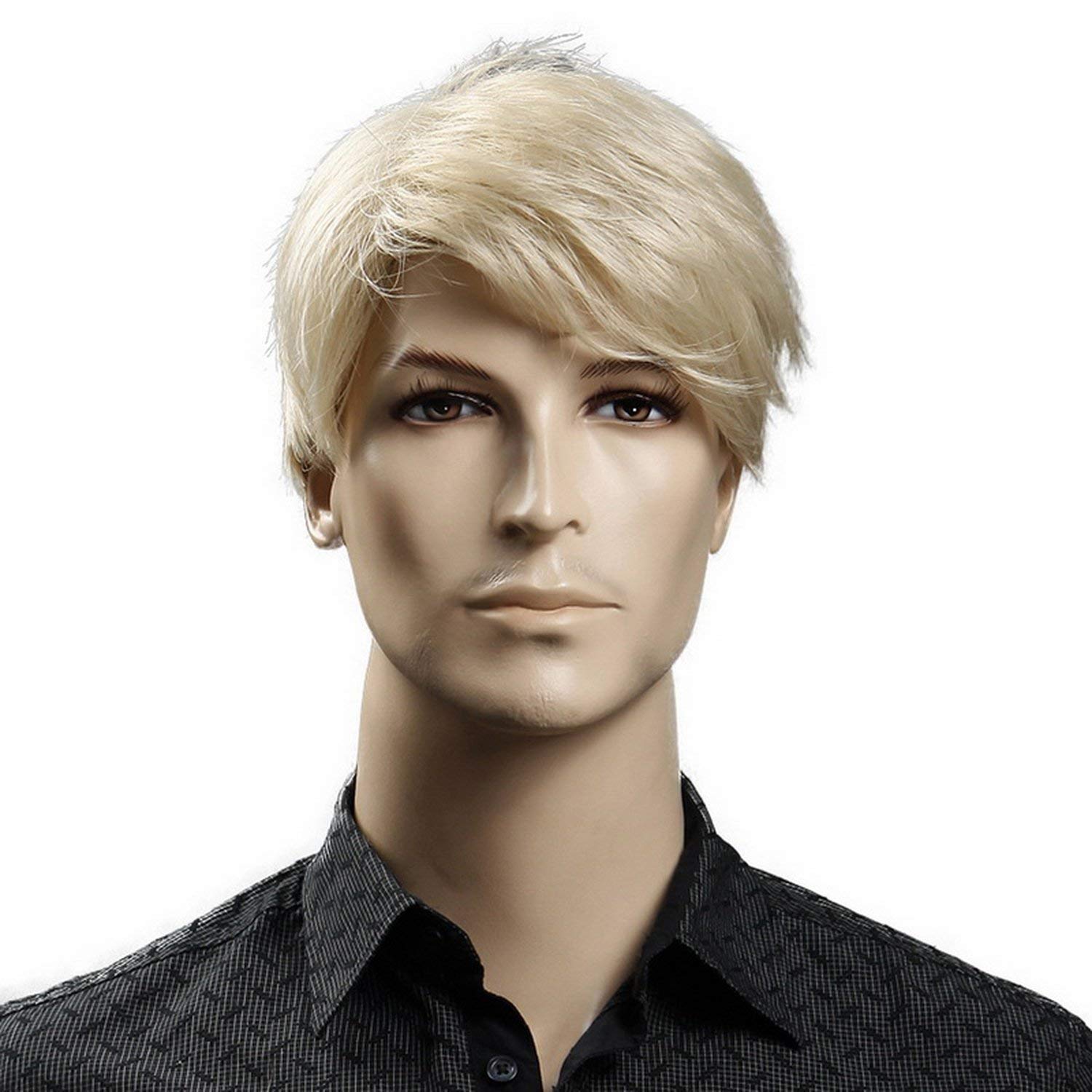 Amazon Com 6inch Heat Resistant Synthetic Short Blonde Wig