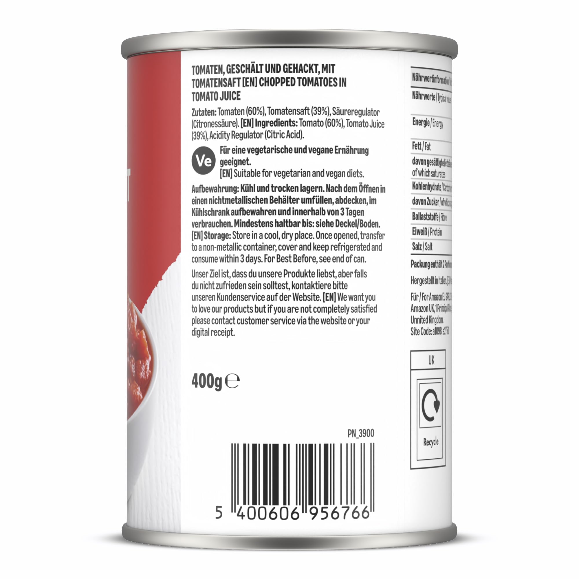 by Amazon Tomaten in Stückchen, 400 g 2