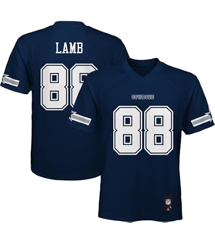 Lamb Football Shirt 100% Cotton Jersey #88 (Small, Black) | Amazon.com