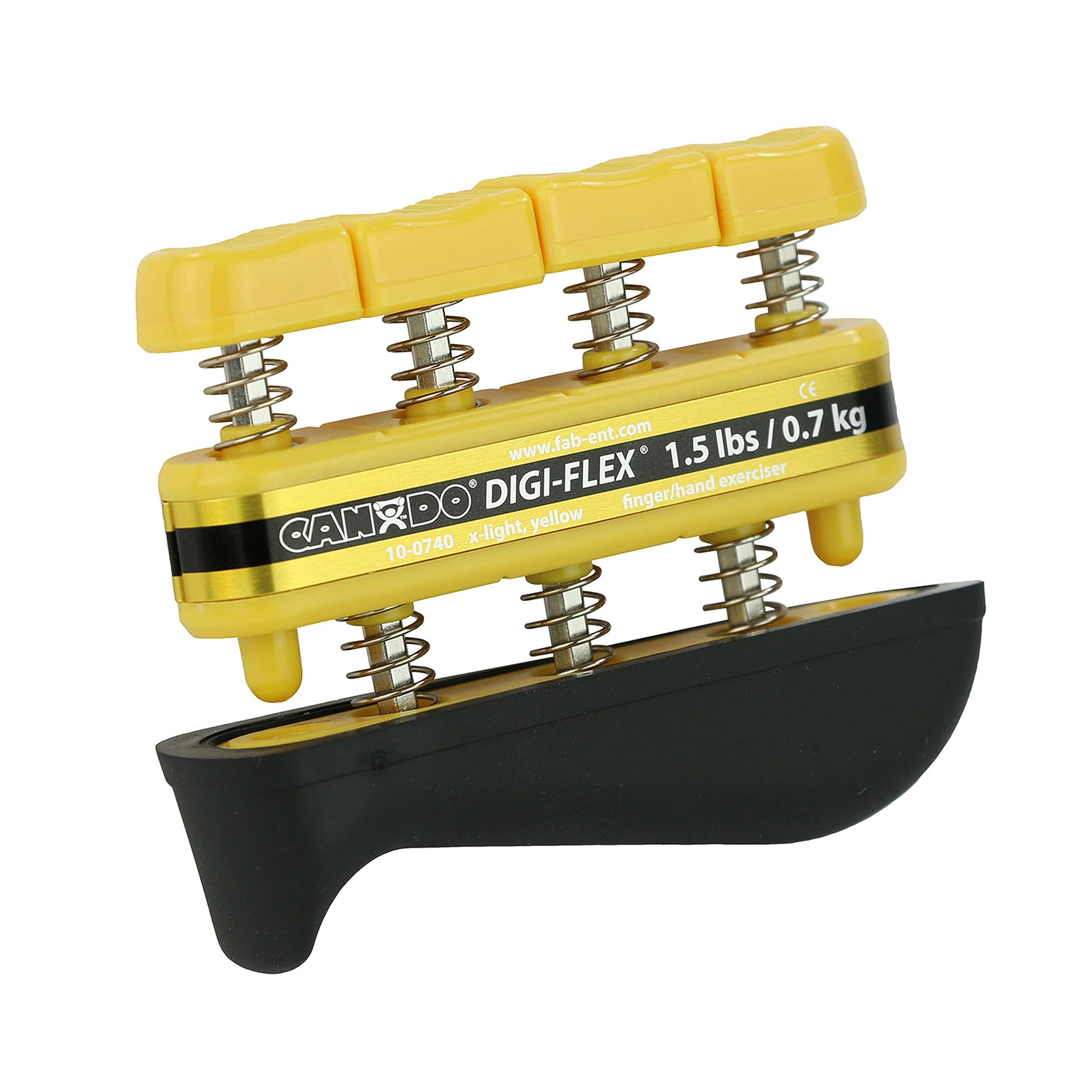 Photo 1 of CanDo Digi-Flex Hand and Finger Exerciser Yellow-X-Light - For Dexterity, Strength, and Flexibility for Fingers, Hands, and Forearms
