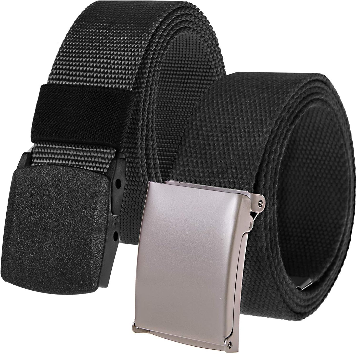 2er Herren Gürtel Nylon Canvas Herrengürtel