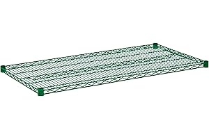 CenPro 18" x 48" Green Epoxy Finish Metal NSF Wire Shelf for Shelving Units and Storage, (30V-100)