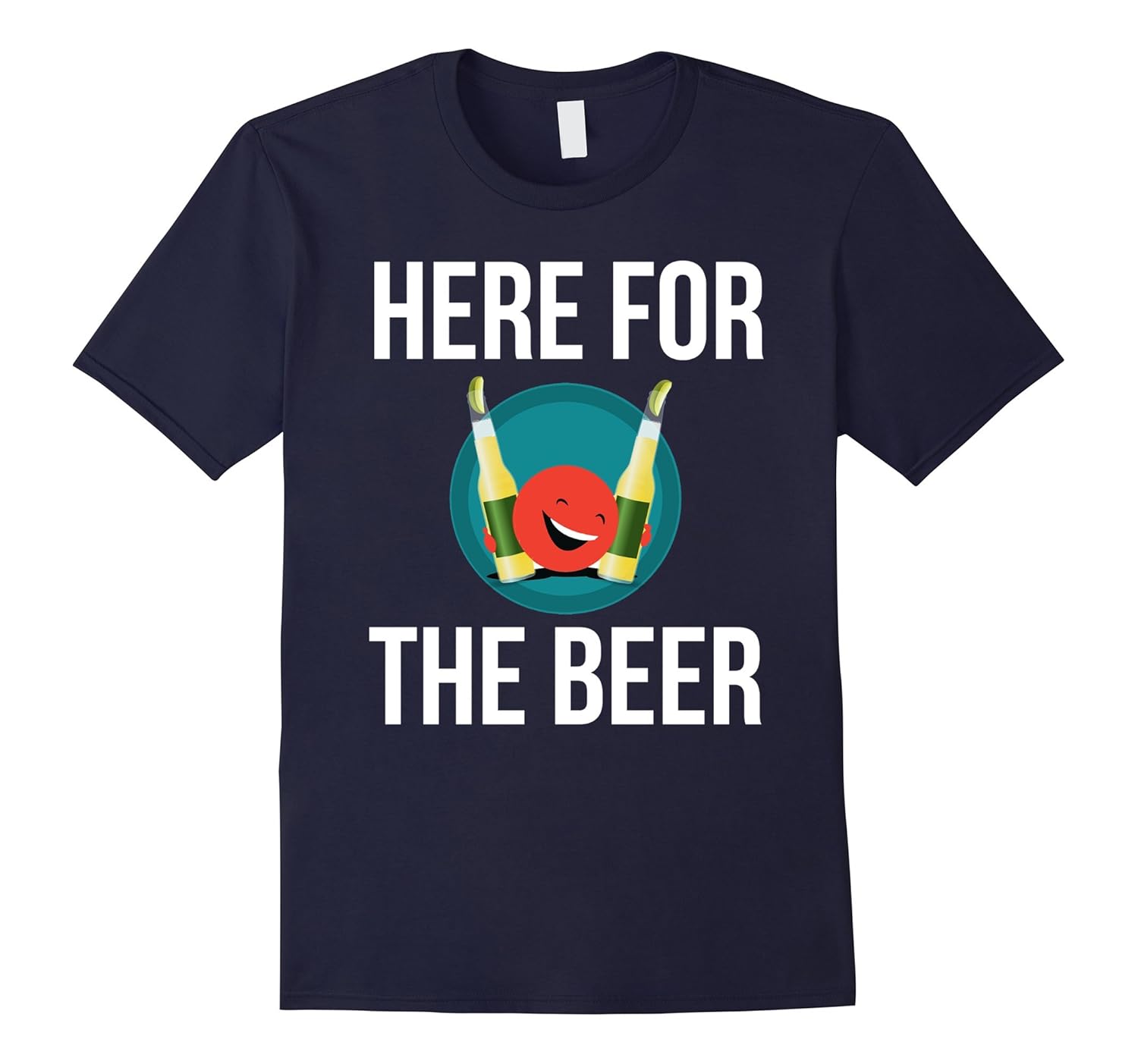 Here For The Beer Funny Team's Bowling T-Shirt-ANZ