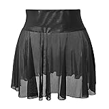Kepblom Sheer Mesh Mini Skirt - High Waist See