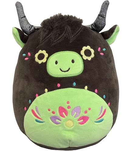 Squishmallows 2022 Halloween Day Of The Dead 8-Inch Plush – Siobhan The Sugar Skull Doll (Soft Toy) - View #2