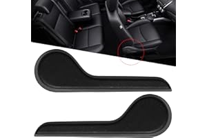 Seat Recliner Handle LH Driver Side & RH Passenger Side Front Ebony for Chevy GMC Pickup Truck SUV (Black)