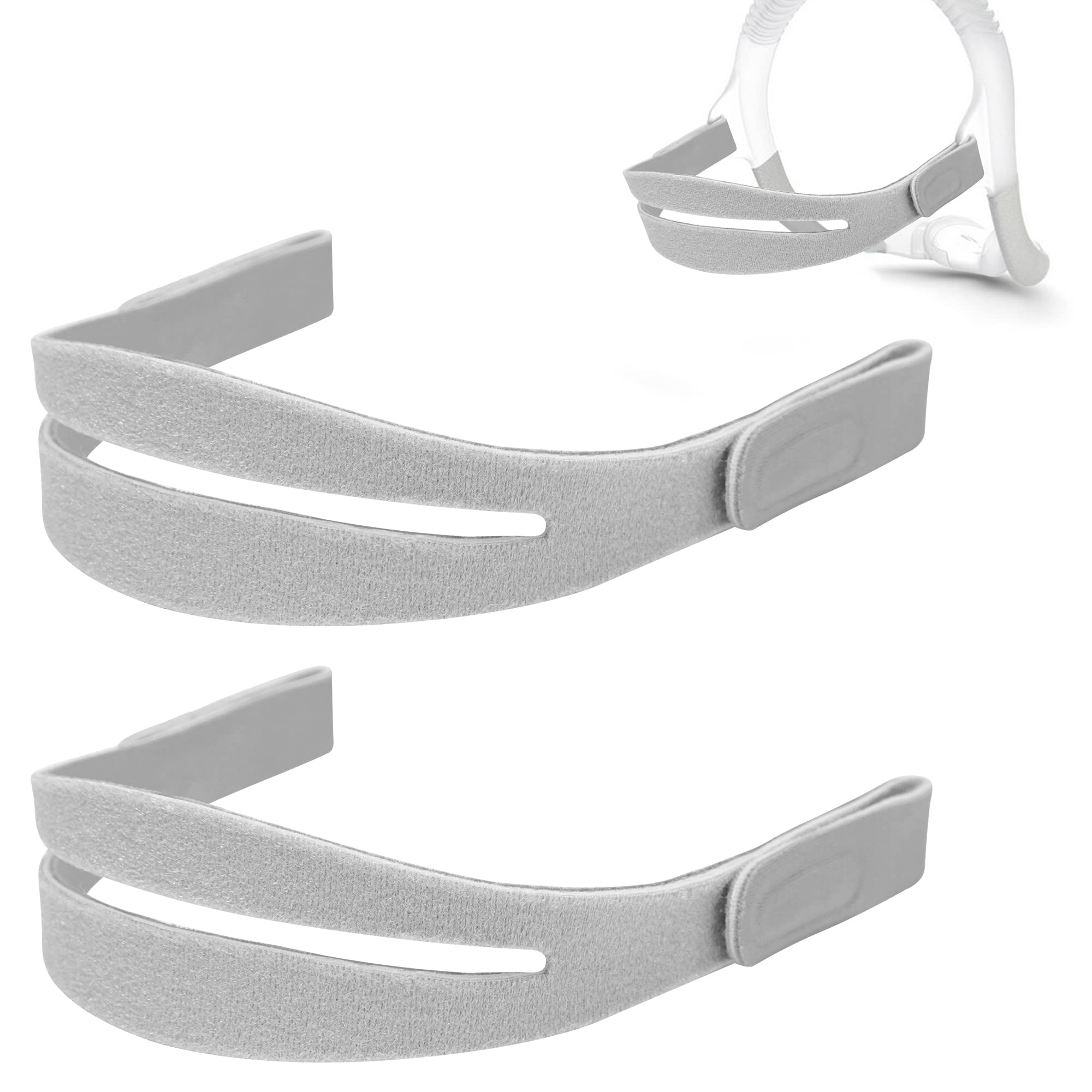 Photo 1 of 2 Pack CPAP Headgear Compatible with Airfit N30i/P30i & Airtouch N30i, Adjustable Strap for N30i and P30i, Great Value Supplies by Medihealer.