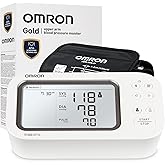 OMRON Gold Blood Pressure Monitor &amp; Upper Arm Blood Pressure Cuff | For Home Use - #1 Doctor &amp; Pharmacist Recommended Brand - Clinically Validated - AFib Detection - Connect App