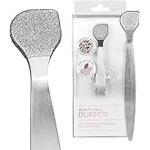 Lindo Beauty Buffer - Microdermabrasion Tool, Diamond Infused, Embedded Silicone Lip Scrubber, for Smooth Skin, Radiant Complexion, Travel Pouch Included (Beauty Buffer)