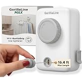 Retractable Clothesline - Indoor Outdoor Wall Mounted Clothes Line