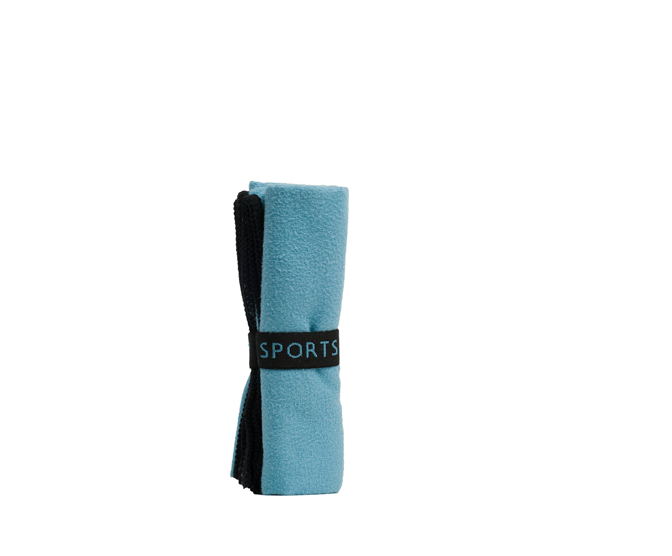 Gözze - Absorbent Sports and Gym Towel, Super Soft, Synthetic Fibre, 30 x 50 cm - Turquoise — image 1