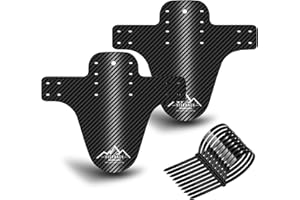 NICEDACK Bike Fender, Adjustable MTB Mud Guard, Front and Rear Compatible Mudguards fits 26", 27.5", 29" Fat Tire Bikes and All Disc Brake Bicycles