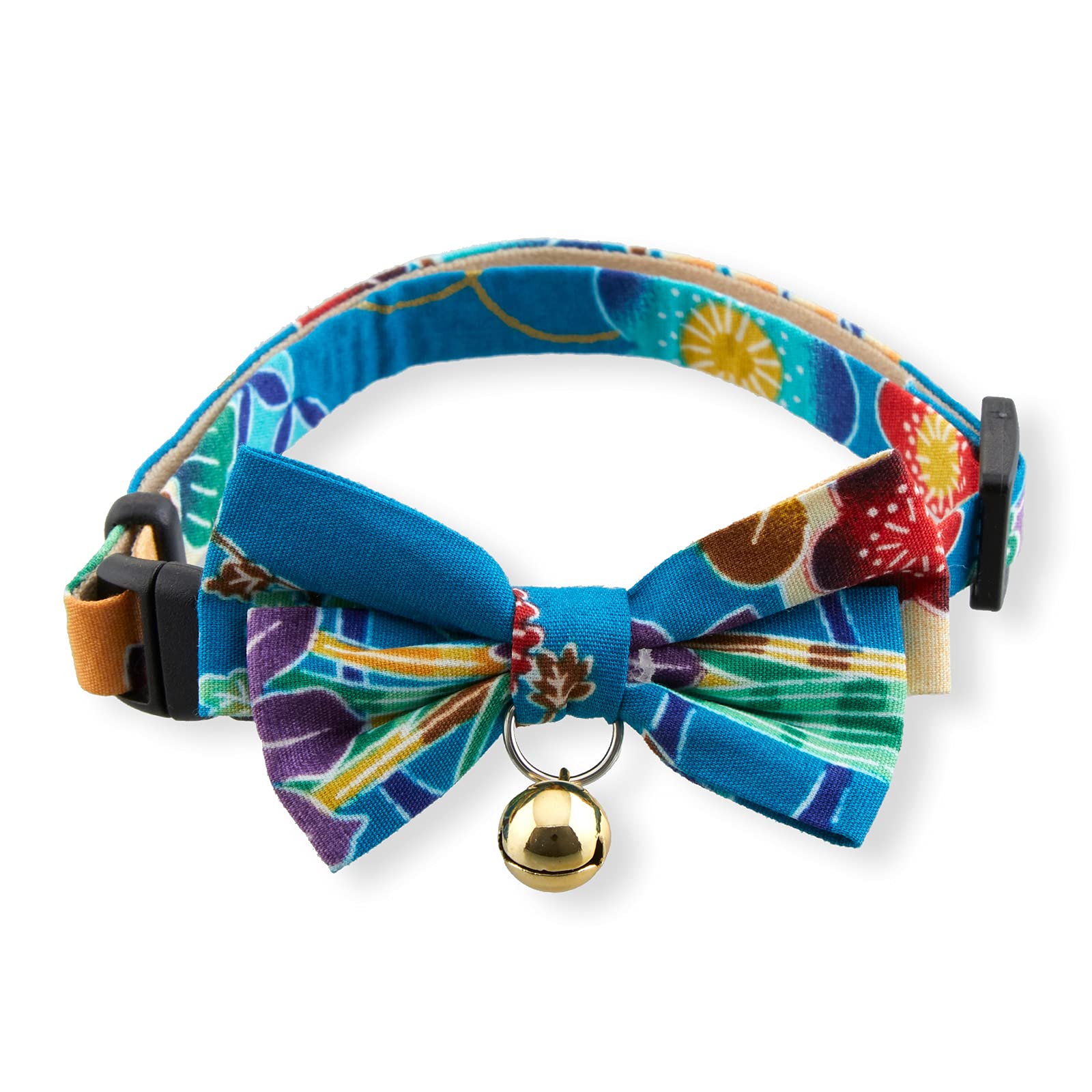 Yukata Bow Tie Cat Collar (Blue)