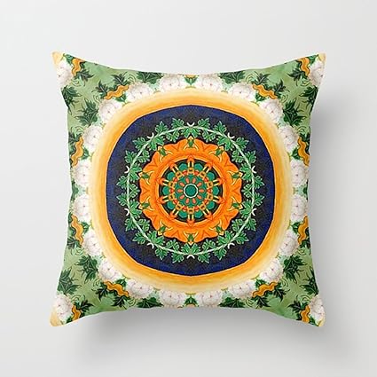 Amazon Com Lttedeng Throw Pillow Covers Beautiful Mandala Cushion