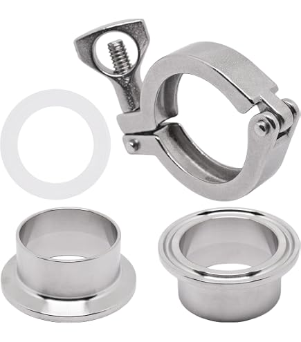 6" Sanitary Tri-Clamp Weld-On Ferrule – 304 Stainless Steel, 183MM OD
