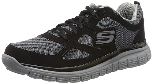 skechers flex agoura mens trainers