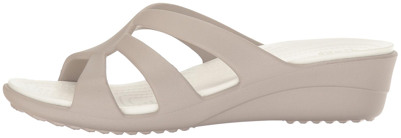 crocs women's sanrah strappy wedge