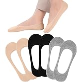 ZOLLYEE 6 Pairs No Show Socks Womens Invisible Ultra Low Cut Liners Soft | Non Slip Low Cut Breathable Comfortable socks for womens Flat Stretchable Socks For Women