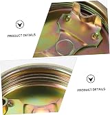 iplusmile Steel Bung Plug with Gasket 12 Pcs Drum Oil Water Chemical Barrel Cap view 9