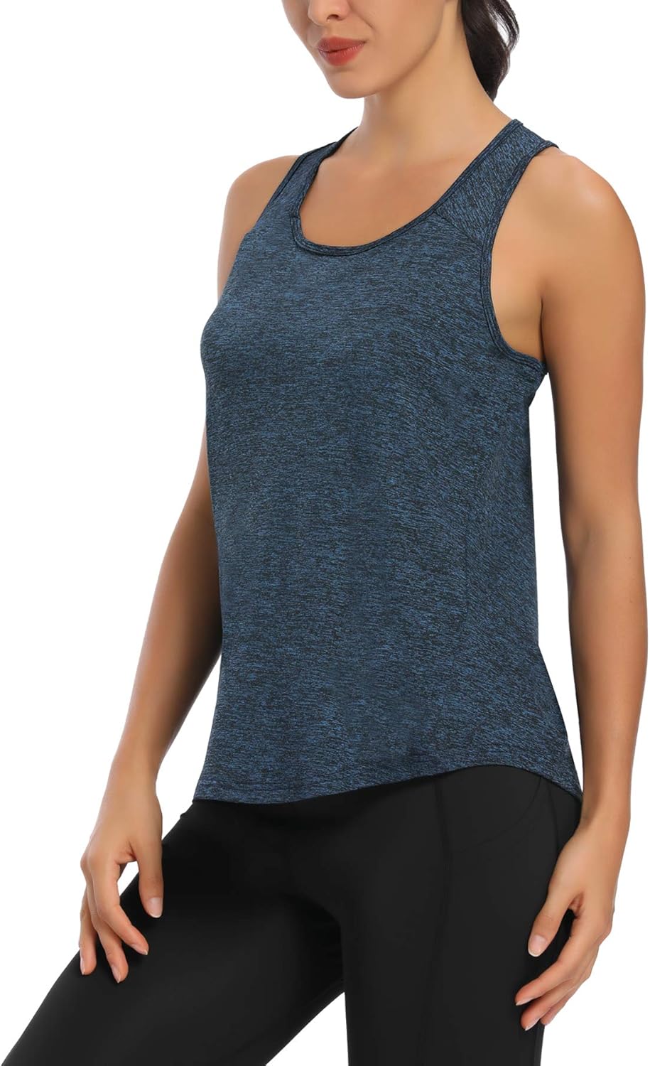 HLXFHB Workout Tank Tops for Women Gym Exercise Athletic Yoga Tops Racerback Sports Shirts: Clothing