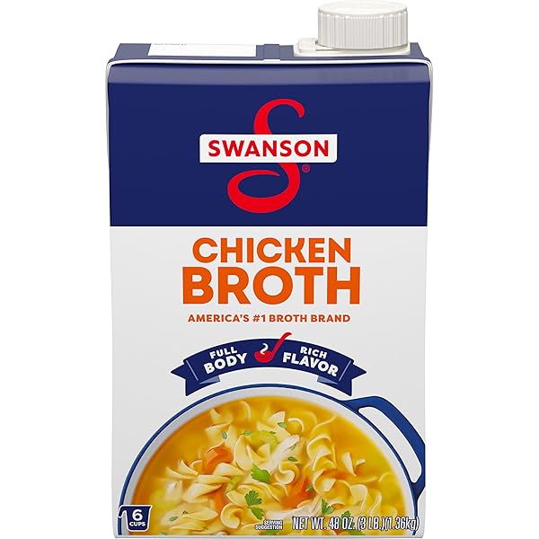SWANSON S 100% NATURAL CHICKEN BROTH, 48 OZ...