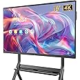 YIXZSWD Smart Board,75 Inch Interactive Whiteboard 4K Touchscreen Built in Ultra High Definition Camera Open App Ecosystem, Digital Presentation Electronic Smart WhiteBoard for Classroom Home Office