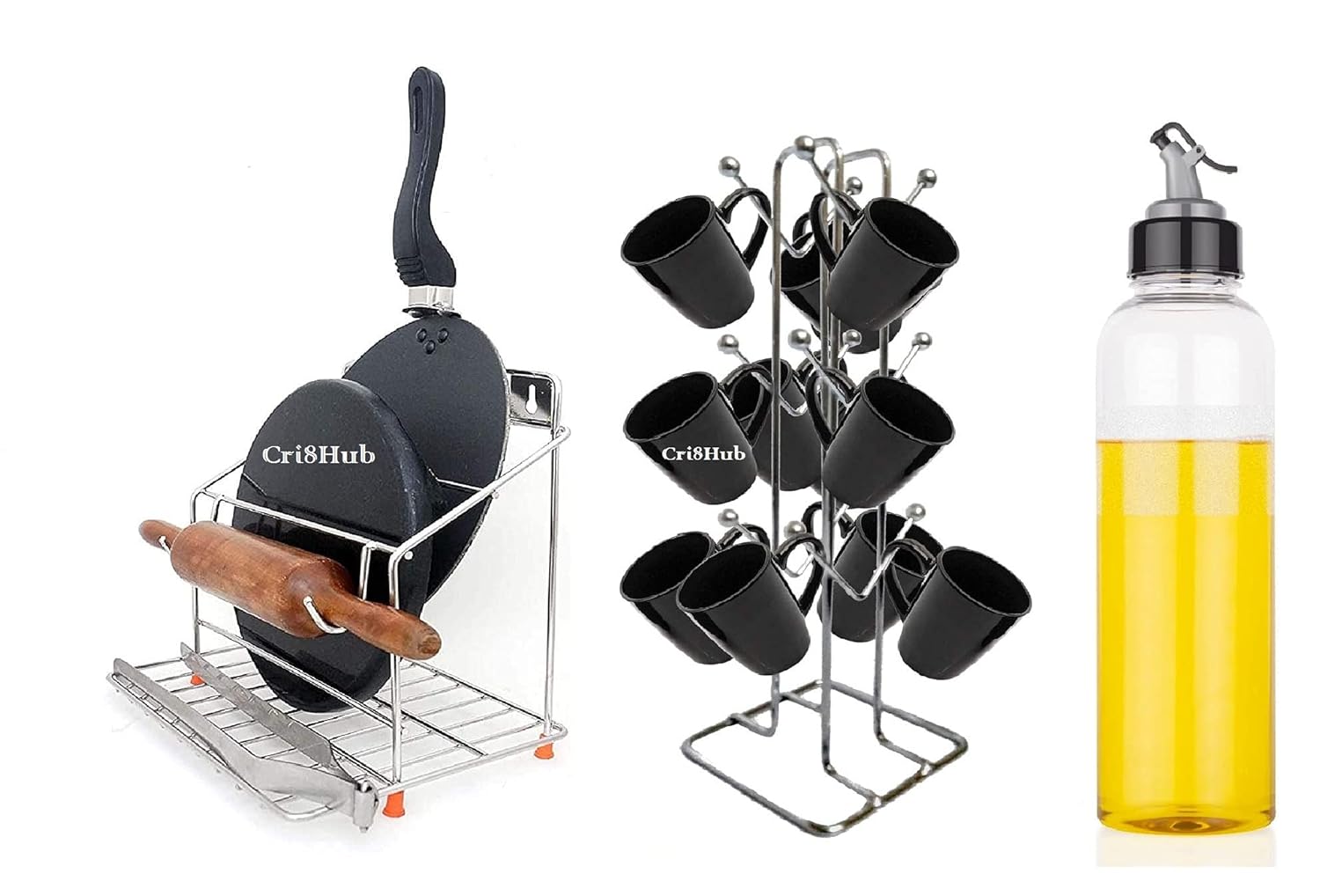 Buy Cri8Hub Unique Plastic Oil Dispenser Bottle for Kitchen Oil