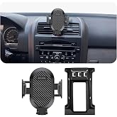 AOUKKL Car Phone Holder Fits for Honda CR-V CRV 2007-2011 Accessories,Thick Cases Friendly,Cell Phone Mount for 4.7-7 in Phones,360 Degree Rotation,Easy to Install