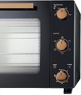 Cooks Professional 48L Mini Oven Portable Electric Countertop Cooker Black view 5