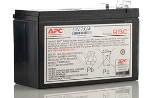 APC UPS Battery Replacement, RBC2, for APC Back-UPS Models BE500R, BK300C, BK350, BK500, BK500BLK, BK500M, BK500MC, BK500MUS, and SC420, SU420NET