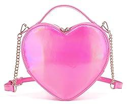 lola mae Heart Shape Satchel Crossbody Purse for