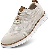 Men's Casual Dress Shoes Fashion Walking Sneakers Mesh Business Oxfords Work Lightweight Soft Sole