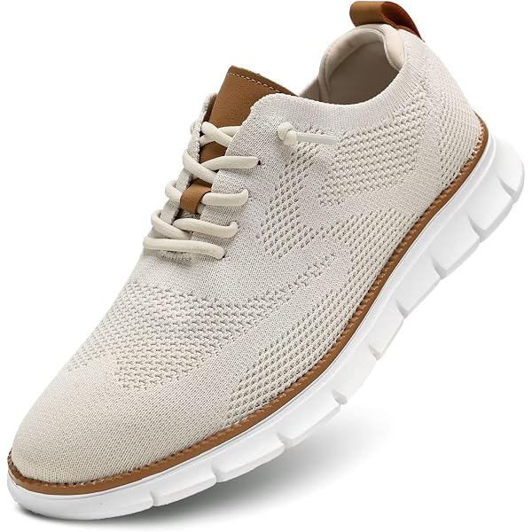 Men\'s Casual Dress Oxfords Shoes Fashion Mesh Work Business Walking Sneakers Amazon.com | Men main image 2