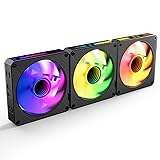 AsiaHorse STATBEAT 120mm UNI Fan, RGB Sound Control