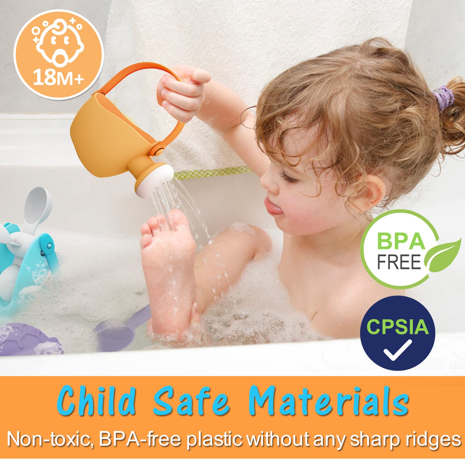 SOWOW Sand and Water Table for Toddlers 3in1 Indoor & Outdoor Sensory Bin for Kids Portable Baby Table with Cover and Toddler Beach Toys