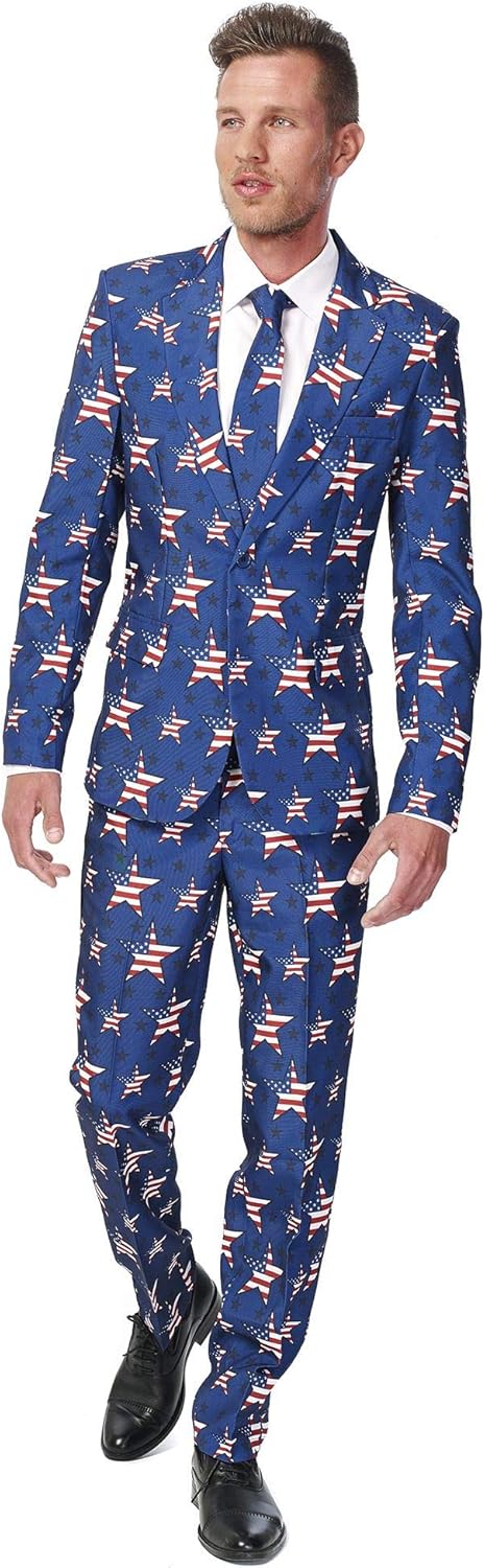 4th of july mens suit