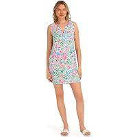 Lilly Pulitzer Margot Dress for Women - Halter Style Neckline with Straight  Hemline, Airy and Comfortable Summer Dress Surf Blue Bonita Blooms SM One  Size at Amazon Women's Clothing store