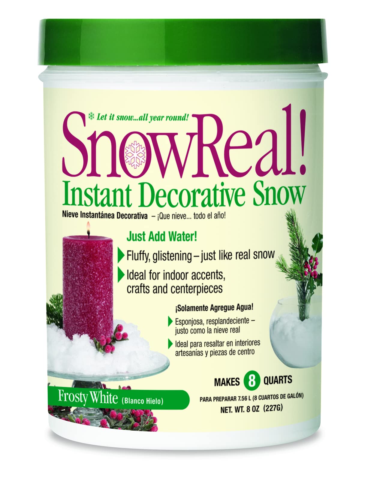 Snow Real SR08 EightOunce Jar