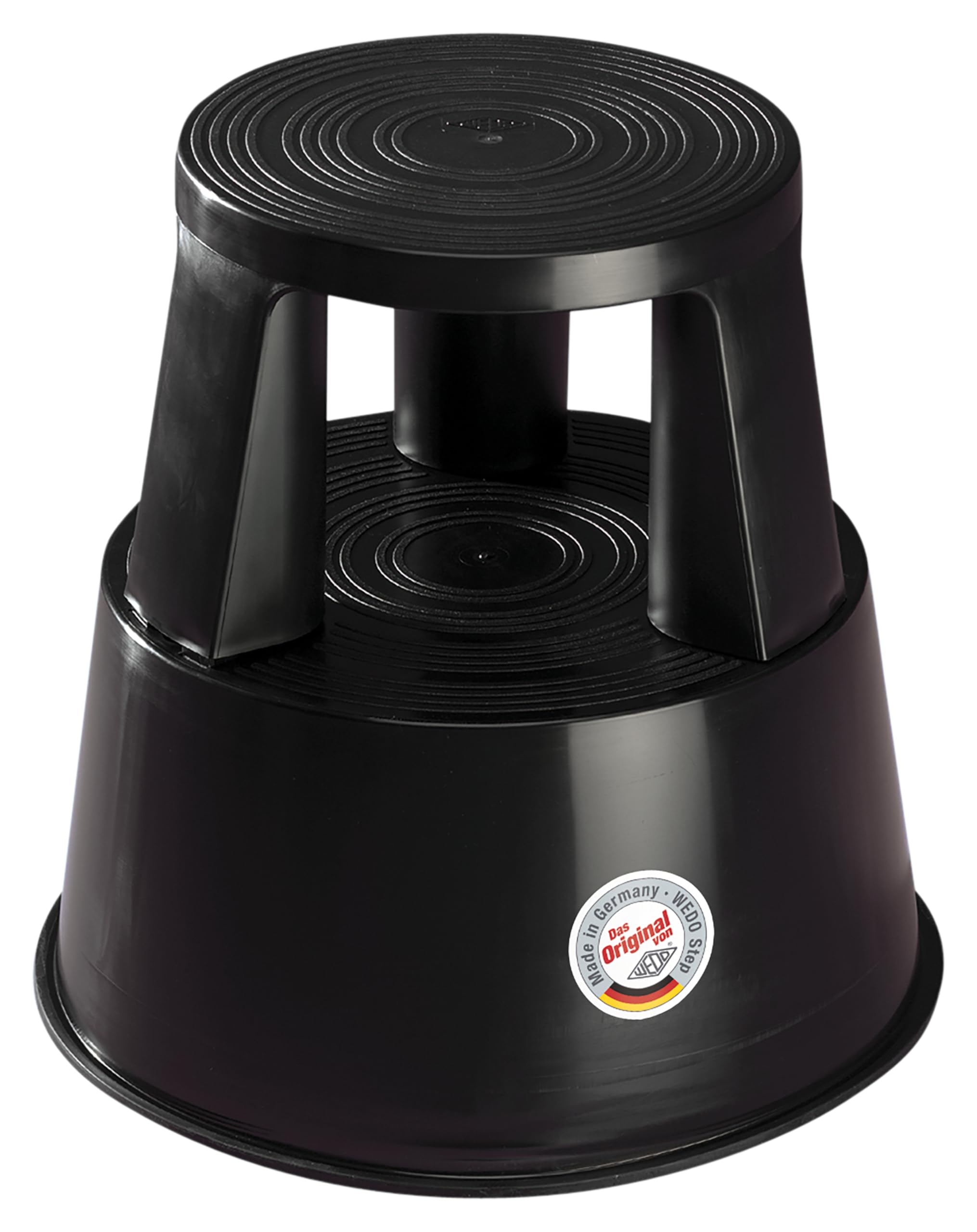 Wedo 212 201 Plastic Kickstool - Black