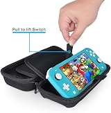 daydayup Nintendo Switch Lite Carry Case with 16 Game Slots Black view 4