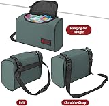 Vinsani Clothes Peg Bag Premium Zipped Waterproof Wearable Organiser Grey view 3