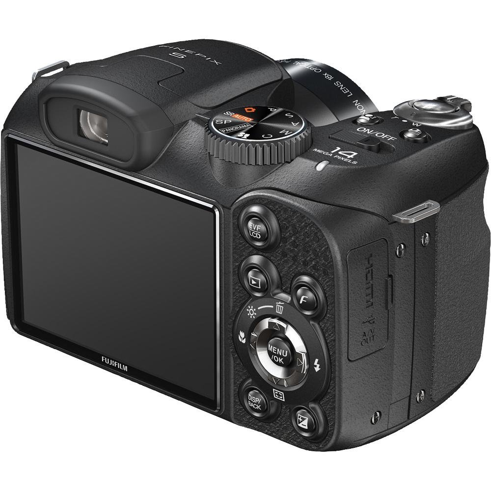 Fujifilm FinePix S2950 14 Megapixel Bridge Camera - Black - 3 LCD - 18x Optical Zoom