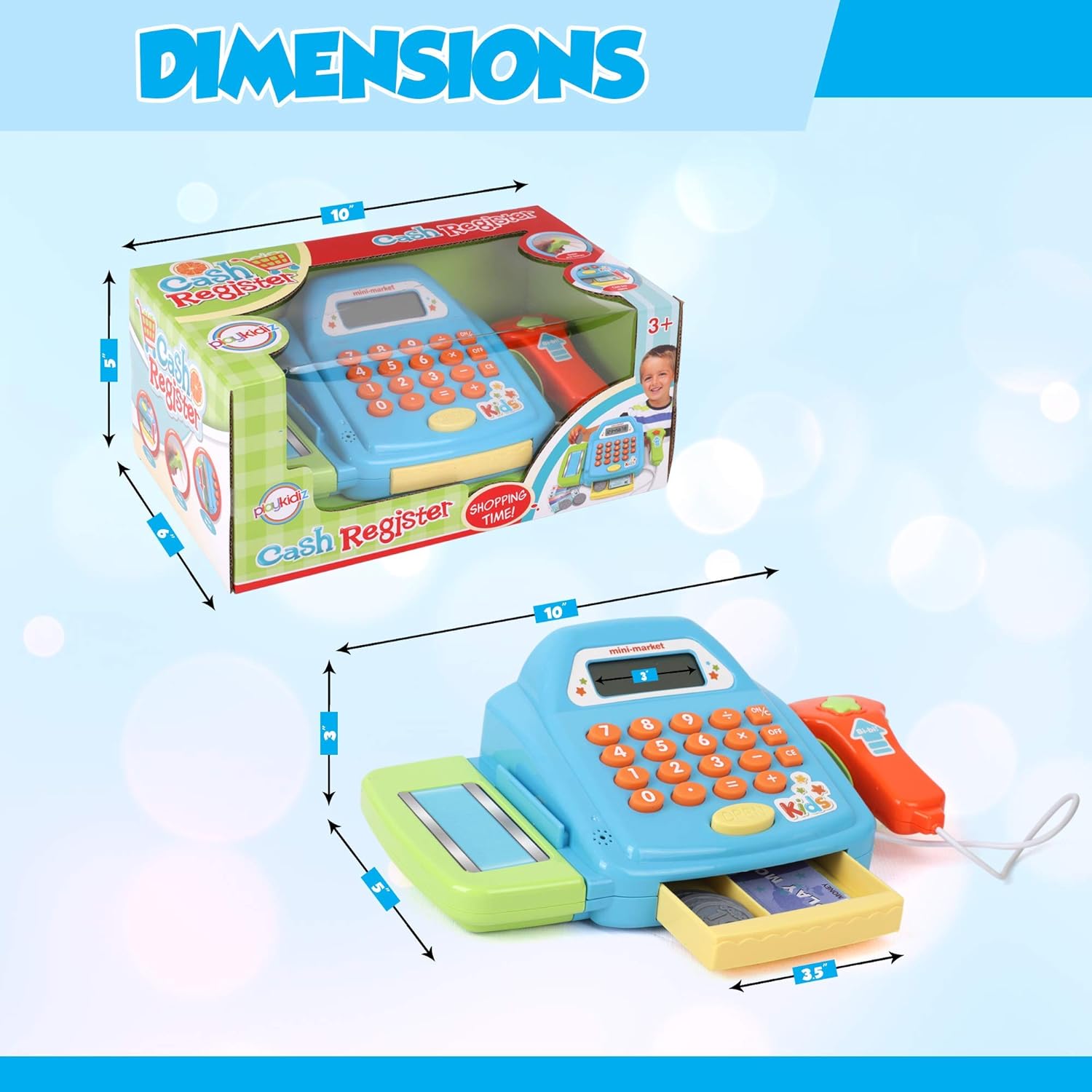 Toy Cash Register With Scanner And Conveyor Belt Depp My Fav