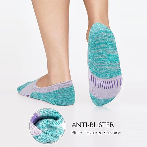 Gonii Womens No Show Socks Athletic Ankle Socks Cushioned Running